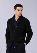 Load image into Gallery viewer, JADE MERINO SHAWL CARDIGAN
