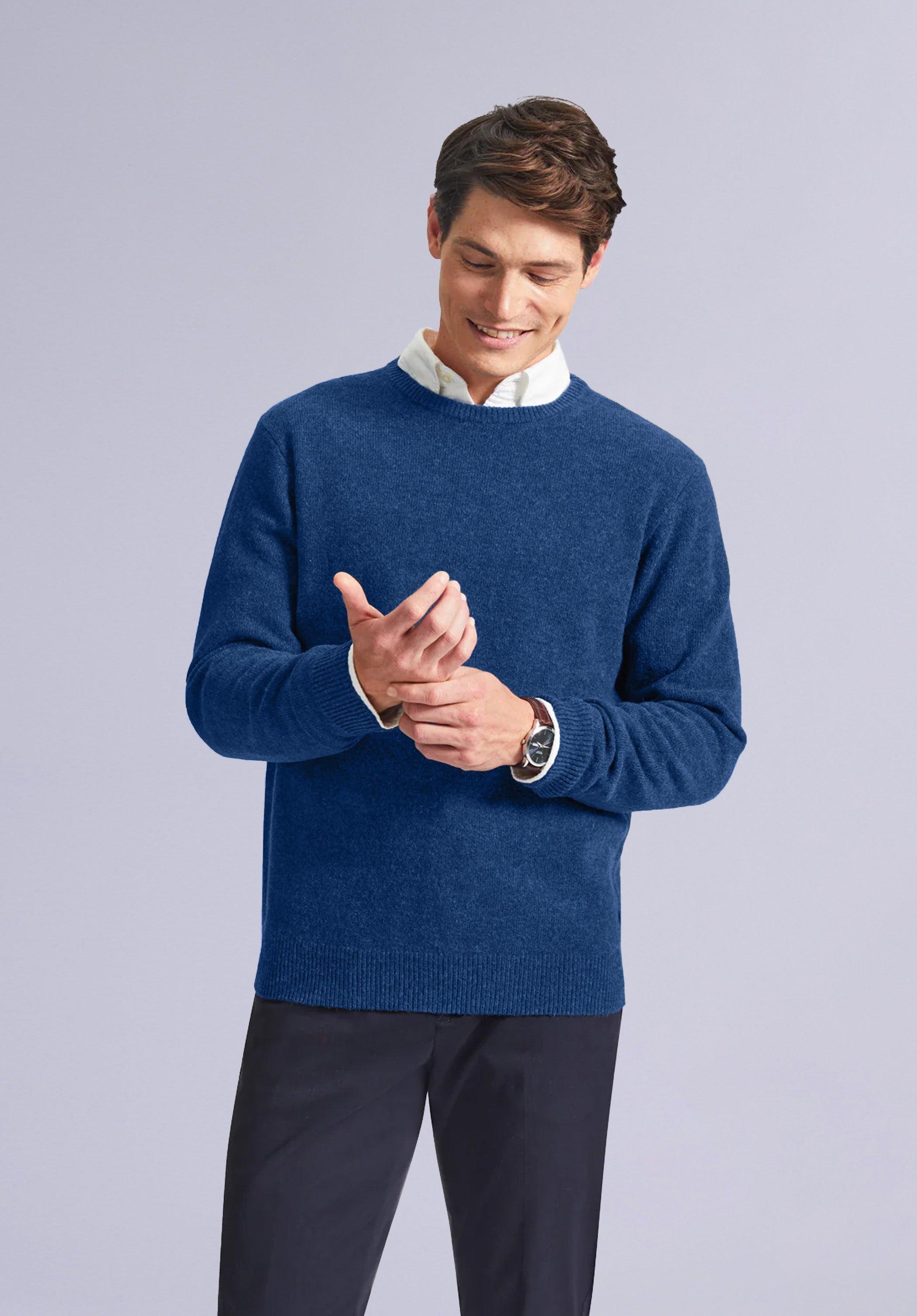 CALVEN MERINO CREW SWEATER