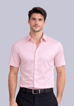 Load image into Gallery viewer, CORAL HALF BAMBOO SILK SHIRT
