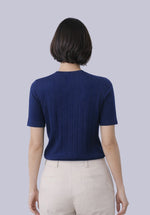 Load image into Gallery viewer, SUMMER AZURE MERINO RIB TEE
