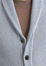 Load image into Gallery viewer, SLATE MERINO SHAWL CARDIGAN
