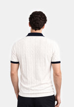 Load image into Gallery viewer, IVORY JACQUARD POLO
