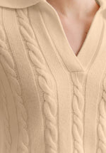 Load image into Gallery viewer, TUSCAN MERINO POLO SWEATER
