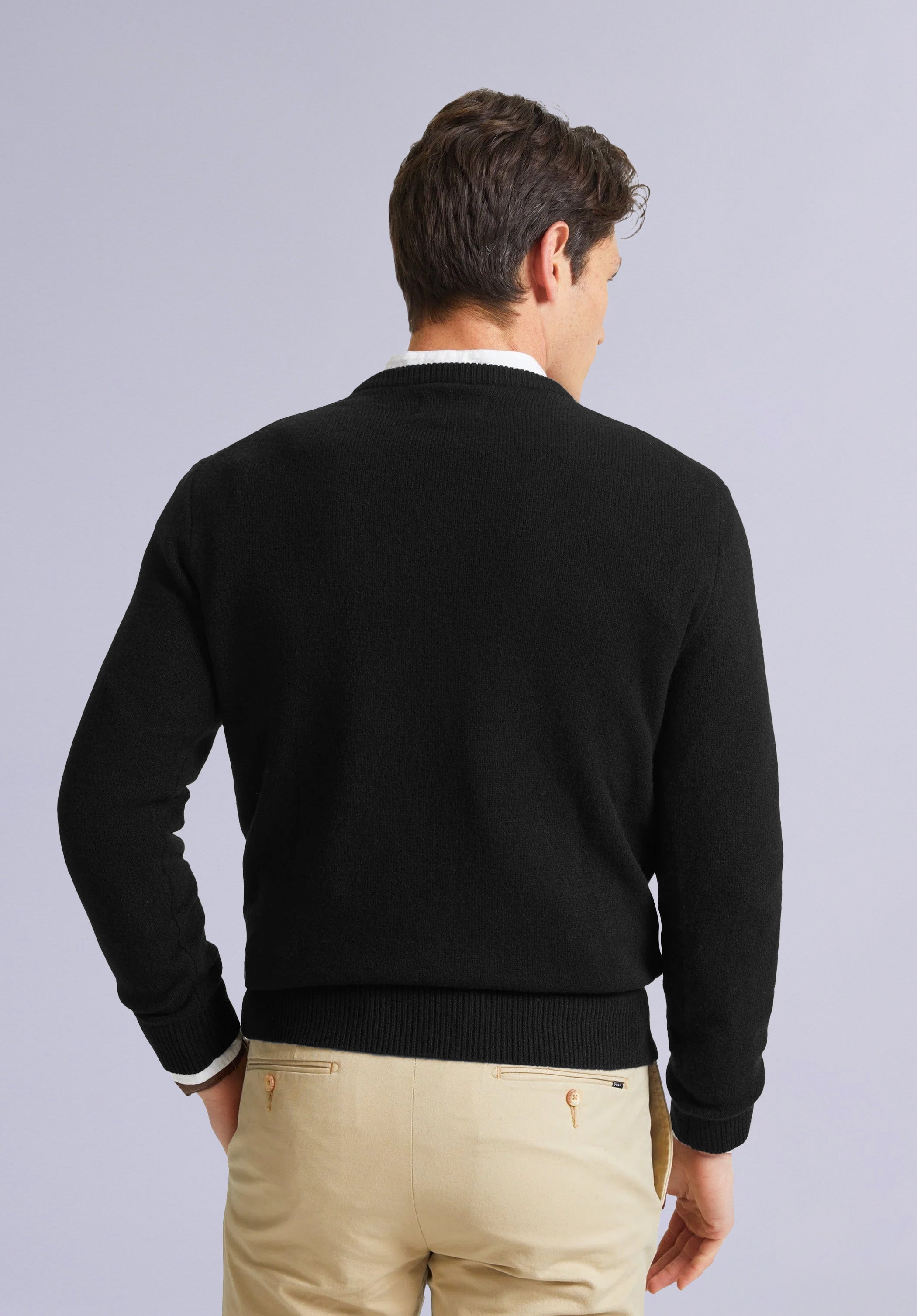 EBONY MERINO CREW SWEATER