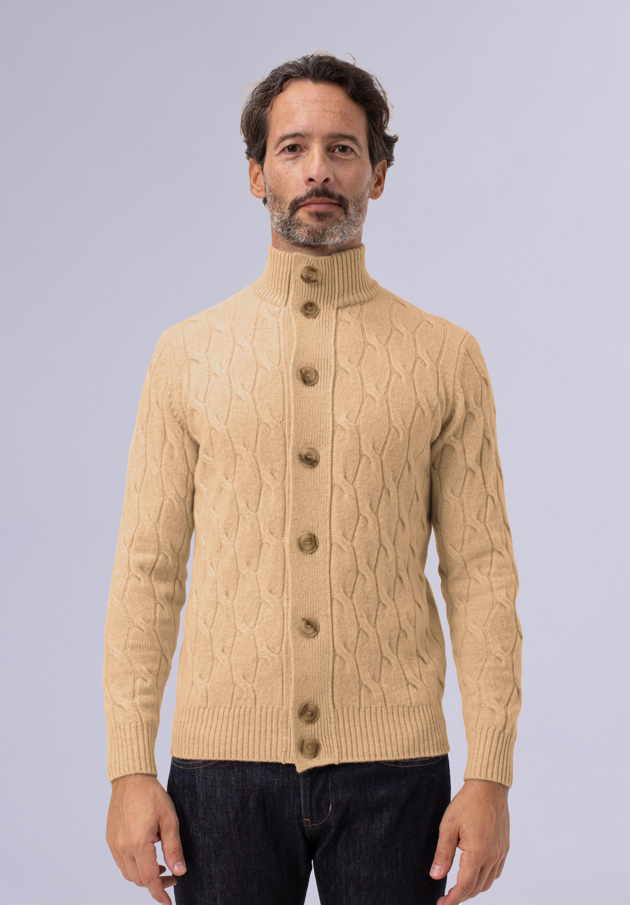 SEPIA MERINO CARDIGAN