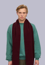 Load image into Gallery viewer, GARNET  MERINO MUFFLER
