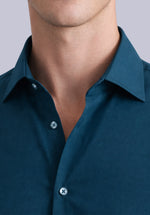 Load image into Gallery viewer, MARINE HALF BAMBOO SILK SHIRT
