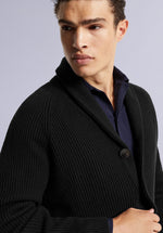 Load image into Gallery viewer, JADE MERINO SHAWL CARDIGAN
