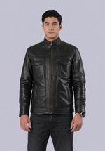 Load image into Gallery viewer, DAVID LEATHER JACKET
