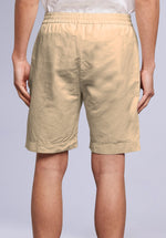 Load image into Gallery viewer, Bisque Cotton Linen Shorts
