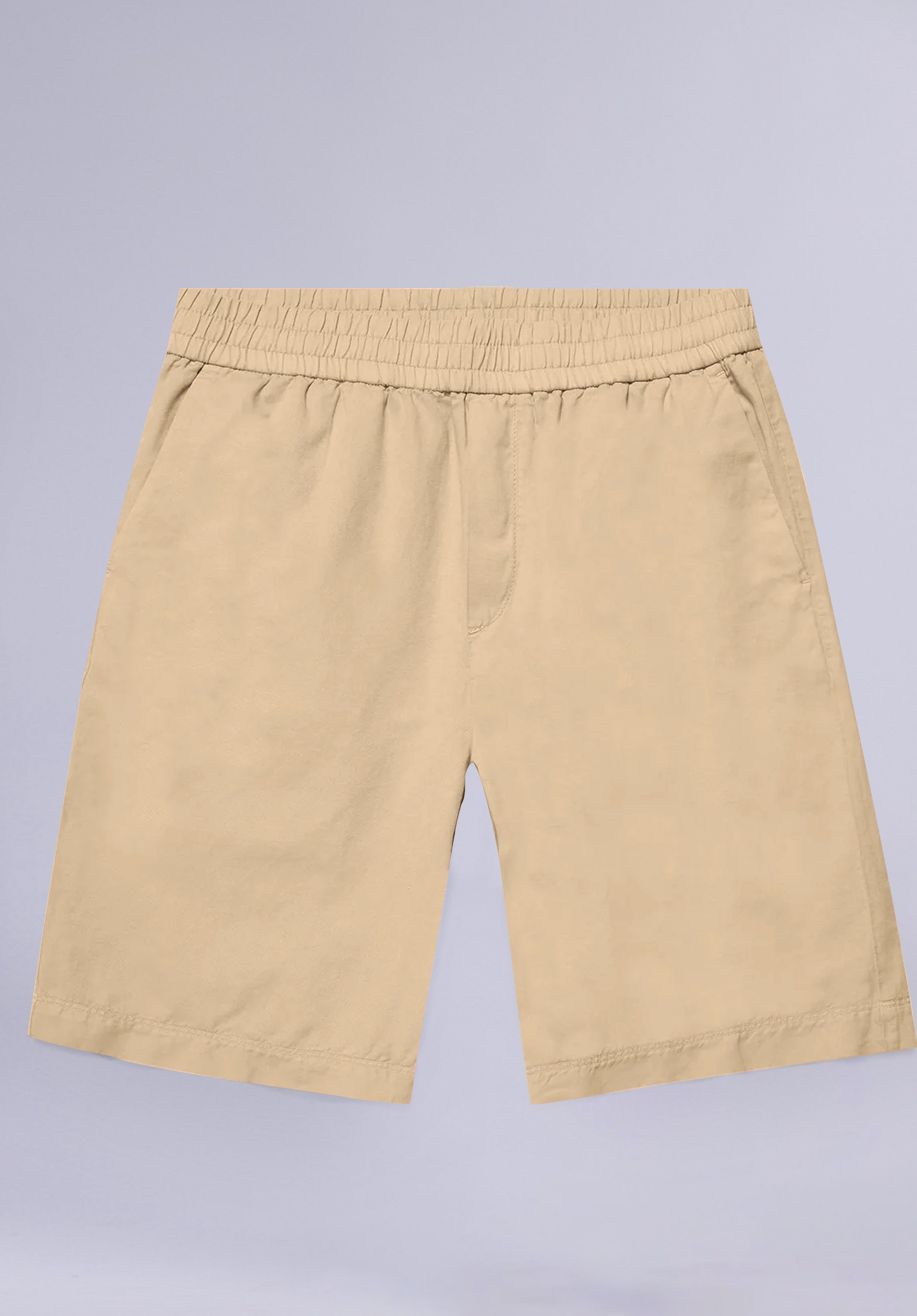 Bisque Cotton Linen Shorts