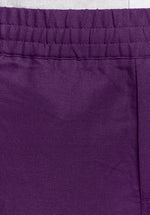 Load image into Gallery viewer, Mauve Cotton Linen Shorts
