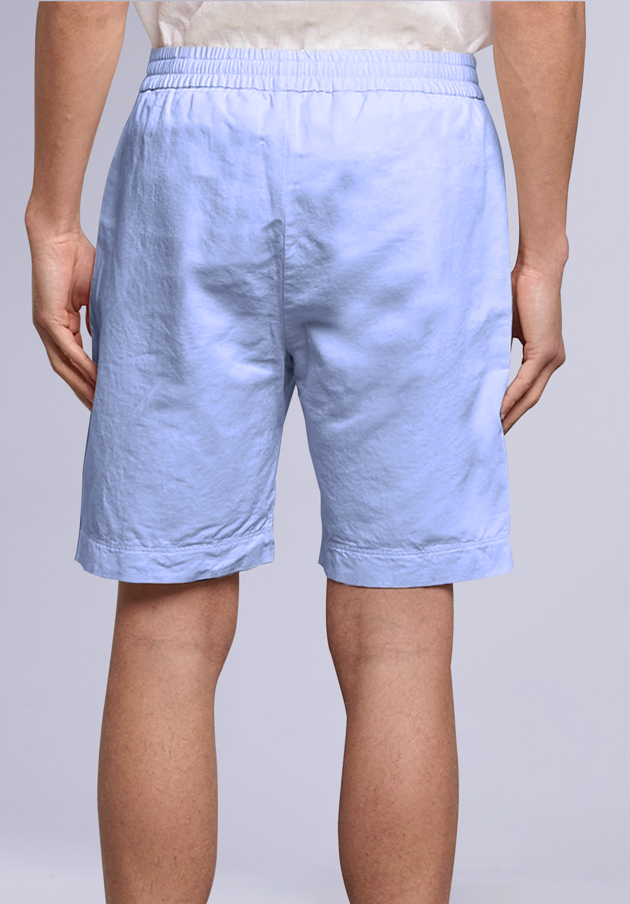 Sky Cotton Linen Shorts