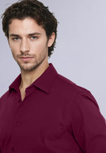 Load image into Gallery viewer, MAROON BAMBOO SILK SHIRT

