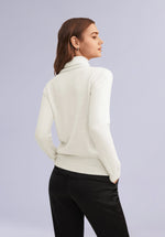 Load image into Gallery viewer, ECRU MERINO HIGH NECK
