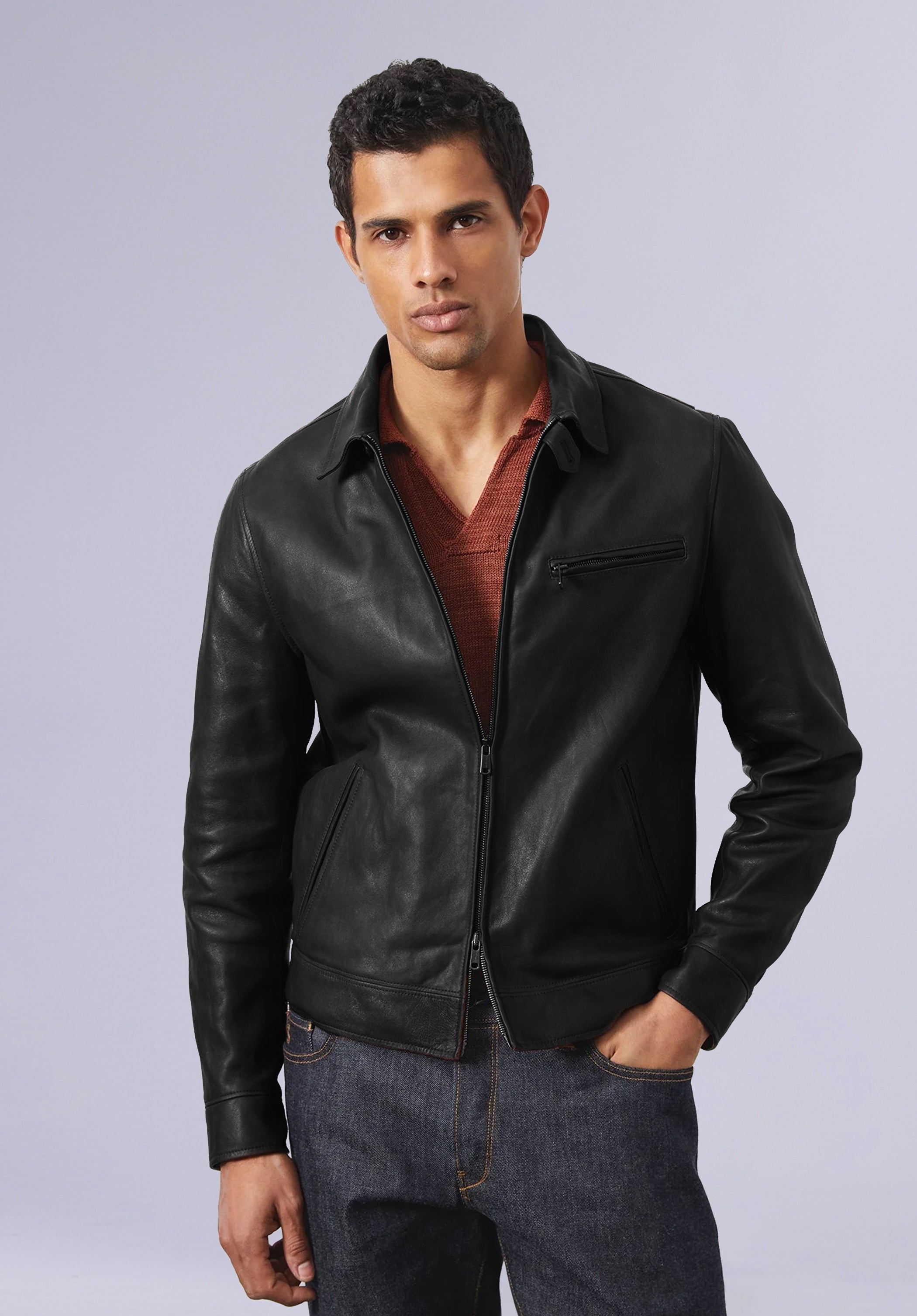 RETRO SETH LEATHER JACKET