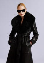 Load image into Gallery viewer, DAKOTA FUR LEATHER JACKET
