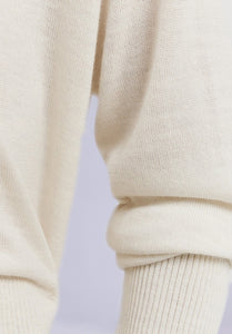 SNOW MERINO CARDIGAN