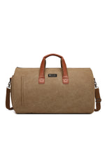 Load image into Gallery viewer, COGNAC DUFFLE BAG
