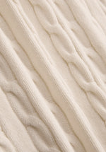Load image into Gallery viewer, SNOW MERINO POLO SWEATER
