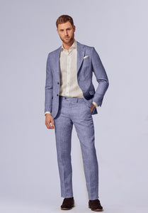 AQUA LINEN BLAZER