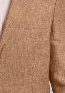 TAN LINEN BLAZER