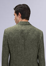 Load image into Gallery viewer, OLIVE NOTCH LINEN JACKET
