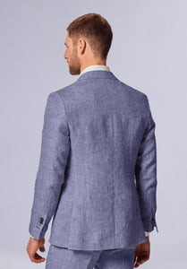 AQUA LINEN BLAZER