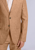 Load image into Gallery viewer, TAN LINEN BLAZER
