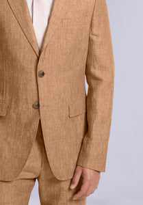 TAN LINEN BLAZER