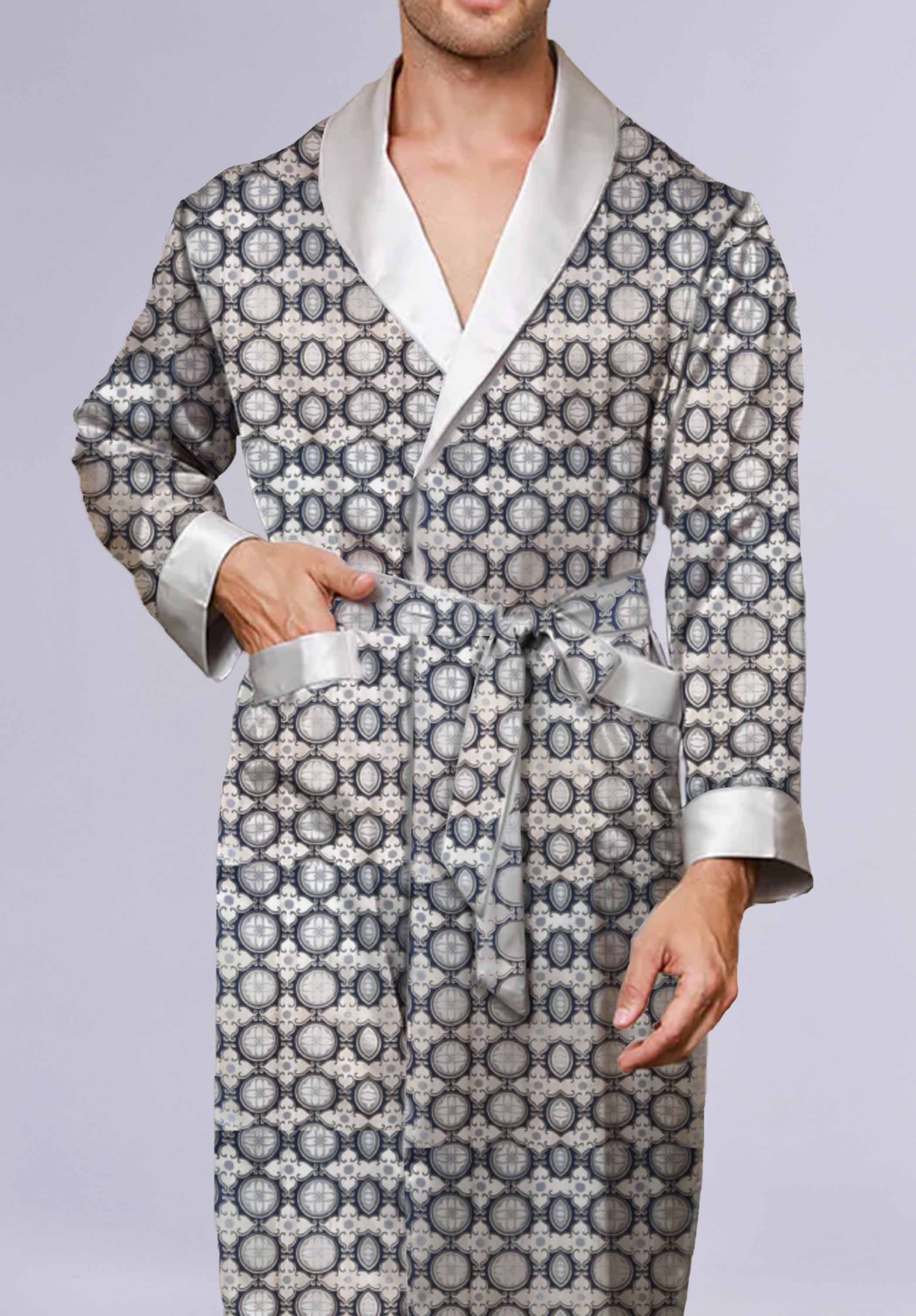 PEARL LUXURE SILK ROBE SET